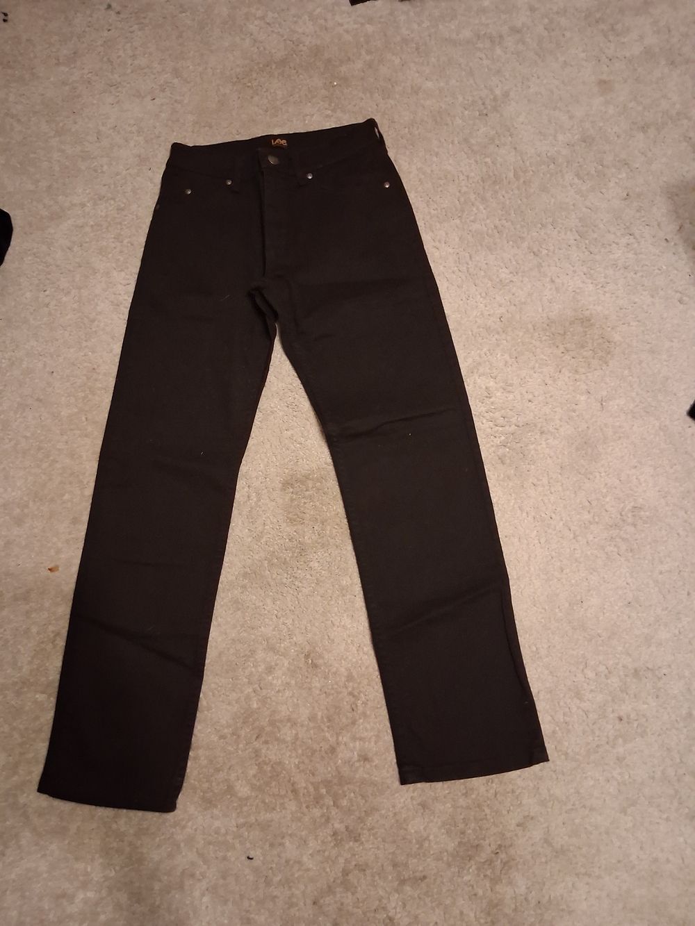 Lee Black Relaxed Fit Men’s Jeans